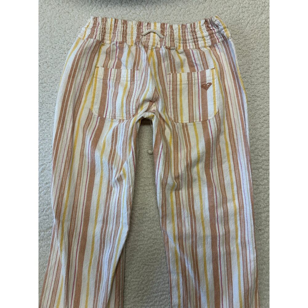 Roxy Womens Oceanside Yarn Dye Pants Medium - Picture 10 of 11